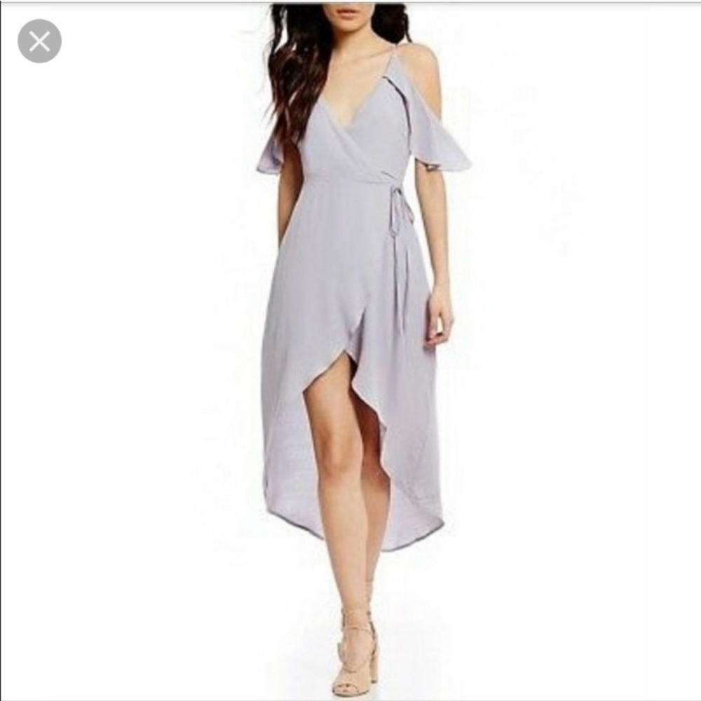 Lilac wrap dress